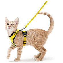 Load image into Gallery viewer, Cat Harness and Leash – Soft Adjustable Escape-Proof Vest for Walking Cats
