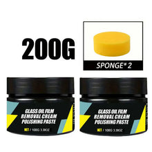 Load image into Gallery viewer, Car Glass Polish Coating Kit for Windshield Oil Film Removal Paste Car Glass Water Repellent Anti Rain Hydrophobic Cleaning Kits
