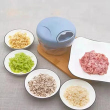 Load image into Gallery viewer, Home Kitchen Manual Ginger Grinder Garlic Mud Splasher Multifunctional Vegetable Cutter Handheld Meat Grinder Modern Minimalist
