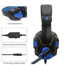 Load image into Gallery viewer, 3.5mm Wired Gaming Headphones With Microphone 120° Adjustable PC Bass Stereo Gamer Headset For PS4 PS5 Xbox Smartphone Laptop
