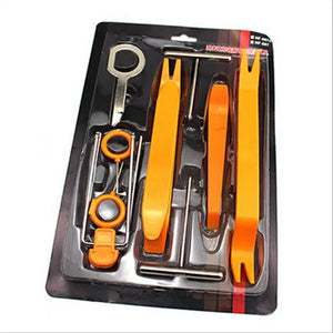 Universal car-styling Plastic Vehicle Dash Tool Car Door Panel Audio Dismantle Remove Install Pry Kit Refit Set, car accessories