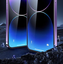 Load image into Gallery viewer, 100D Full Cover Tempered Glass For iPhone 14 11 12 13 Pro Max XR X Screen Protector On iPhone 14 Pro Max Curved Protective Glass Screen Protector Tempered Glass Military Shatterproof &amp; Longest Durable Screen Protector For iPhone
