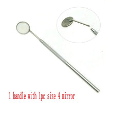 Load image into Gallery viewer, 5pcs Dental Mirror Plain Mirror 22mm/24mm Surgical Instruments Replace Tools Dentist
