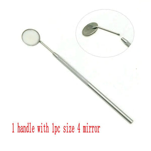 5pcs Dental Mirror Plain Mirror 22mm/24mm Surgical Instruments Replace Tools Dentist