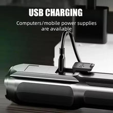 Load image into Gallery viewer, LED Camping Torch Flashlight High Power Rechargeable USB Spotlight Zoom Lantern Built-in Battery For Fishing Outdoor Waterproof
