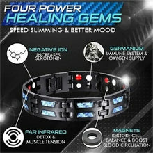 Load image into Gallery viewer, Titanium Magnetic Bracelet Titanium Magnetic Luxury Slimming Bracelet Therapy Healthcare Jewelry Men Bangle Health Bracelets
