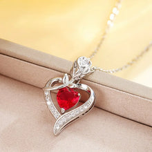 Load image into Gallery viewer, Elegant Style Heart shaped Pendant Necklace Hollow Design Mother's Day Gift Party Suitable for Best Friends Without Box

