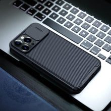 Load image into Gallery viewer, Unique Camera Protection Case for iPhone 14 Pro Max / for iPhone 13 Pro with Slide Camera Cover Protector Hard Cover 12 mini Slim Fit Thin Protective Shockproof Cover with Slide Camera Cover
