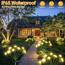 Load image into Gallery viewer, Solar Mushroom Garden Lights – Dual Mode LED Waterproof Outdoor Decor
