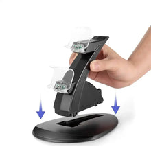 Load image into Gallery viewer, For PS4 Controller Charger LED Charging Stand Holder Dock Station Cradle for Sony Playstation 4 / PS4 Pro /PS4 Slim Accessories
