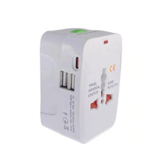 Load image into Gallery viewer, All-in-One International Plug Adapter – Universal Travel Power Converter with 2 USB &amp; Type-C Ports (AU/US/UK/EU)
