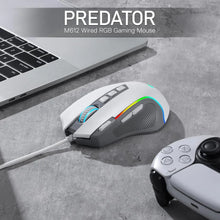 Load image into Gallery viewer, Redragon M612 RGB Gaming 8000 DPI Wired Optical Gamer Mouse 9 Programmable Buttons &amp; 5 Backlit Modes
