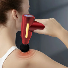 Load image into Gallery viewer, Portable digital fascia gun, convenient electric massager, LED display screen with six adjustable levels,silent and long-lasting

