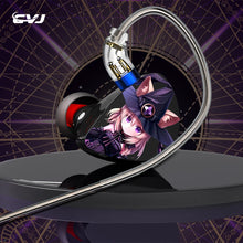 Load image into Gallery viewer, CVJ Night Elf Dual-Channel 3 Dynamic Driver In-Ear Wired HIFI Headphones High-Quality Earbuds with Microphone 3.5mm
