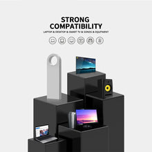 Load image into Gallery viewer, New 2025 Metal Pen Drive 2TB Cle Usb Flash Drives 1TB High Speed Pendrive 512TB 128GB Memoria Usb 3.0 For xiaomi mijia equipment

