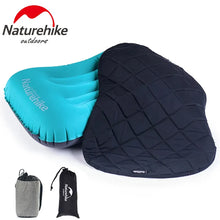 Load image into Gallery viewer, Naturehike Inflatable Pillow Travel Air Pillow Neck Camping Sleeping Gear Fast Portable TPU Office Outdoor Hiking
