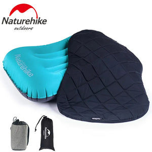 Naturehike Inflatable Pillow Travel Air Pillow Neck Camping Sleeping Gear Fast Portable TPU Office Outdoor Hiking