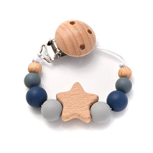 Load image into Gallery viewer, Baby Pacifier Chain Clip Silicone Teether Beads Soother Toy
