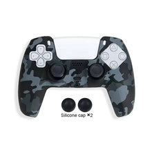 Load image into Gallery viewer, DATA FROG Camo Protective Skin Cover For SONY Playstation 5 Silicone Case Grip for PS5 Controller Accessories
