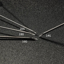 Load image into Gallery viewer, 1/5/10Pcs/Lot Sterile Piercing Needles Disposable I.V. Catheter Cannula Ear Nose Septum Navel PIERC Needles Set 14G 16G 18G 20G
