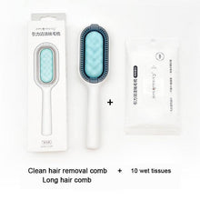 Load image into Gallery viewer, Cat Cleaning Comb Cat Hair Remover to Remove Floating Hair Sticky Fur Universal Pet Grooming Brush for Cat Dog Paired with Wipes Pet Cleaning Hair Removal Comb For Massaging And Removing Loose Hair
