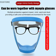 Load image into Gallery viewer, Work Protection Mask Transparent Facial Protector Face FaceMask Protective Outdoor Heating Home Kitchen Tools Full Face Mask
