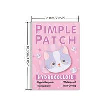 Load image into Gallery viewer, 600pcs Cartoon Cat Acne Patches – Ultra-Thin Breathable Pimple Stickers
