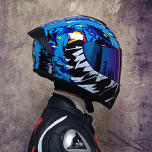 Load image into Gallery viewer, Full Face Racing Helmets Winter Warm Double Visor Motorcycle Helmet Motorbike Sports helmet LVS-701
