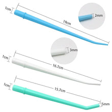 Load image into Gallery viewer, 25pcs Disposable Dental Saliva Ejector Surgical Suction Tips Long Slim Type Dentistry Clinic Strong Suction Tube Dentist Tools
