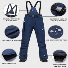 Load image into Gallery viewer, Men&#39;s Skiing Pants Brands New Warm Outdoor Sports Waterproof Thinken Women&#39;s Snow Trousers Suspenders Winter Snowboard Pants Men
