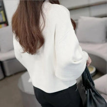 Load image into Gallery viewer, 2023 New Women&#39;s Coarse Wool Sweater Warm Spring Autumn Winter Casual Sleeved Pullover
