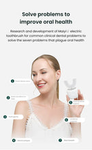 Load image into Gallery viewer, Electric U-Shaped Toothbrush for Adults - Soft-Bristles Teeth Whitening Kit, Oral Care with Auto-Timing &amp; 360° Gum Protection
