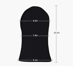 Black Full Face No Hole Cover Hat Women Men Army Tactical Cs Balaclava Cap Sun Uv Protection Bike Motorcycle Multi-Hole Ski Mask