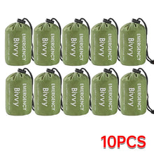 Load image into Gallery viewer, Emergency Sleeping Bag Lightweight Waterproof Outdoor First Aid Kit Waterproof Compression Backpack Hiking Camping Bedding
