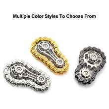 Load image into Gallery viewer, Sprockets Flywheel Fingertip Gyro Fidget Spinner Antistress Anxiety Metal Bike Chains EDC Spinner Fidget Toys For Adult Kids
