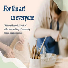 Load image into Gallery viewer, Pottery Clay Sculpting Tools Kit - 8-61 Pcs for Carving, Shaping &amp; Modeling
