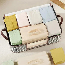 Load image into Gallery viewer, Large Clear Foldable Storage Box – Zippered Clothes Organizer with Handles
