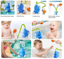 Load image into Gallery viewer, Elephant Baby Bath Shower Head Toys for Kids Bath Toys for Infants Kids Swimming Pool Toys Bathtub Toys Toddlers Newborn Infants
