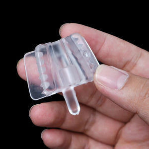 5pc Dental Silicone Bite Block with Saliva Ejector Hole Mouth Opener Occlusal Pad Cheek Retractor Autoclavable Oral Care Tools