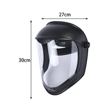Load image into Gallery viewer, Full Face Shield Anti Fog Face Cover Reusable Protective Transparent Visor for Restaurant Lightweight Durable Multipurpose
