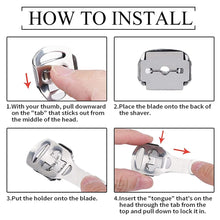 Load image into Gallery viewer, Professional Feet Care Tools Beauty Heel Cuticle Scraper Cutter Foot Care File Tool Pedicure Razor Blades for Pedicures Product
