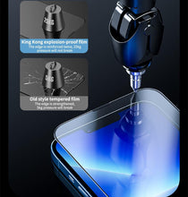 Load image into Gallery viewer, 30D Diamond New upgrade Full Cover Screen Glass For iPhone 14 13 12 11 Pro Max Mini XR X XR XS Tempered Glass Screen Protector Dust Proof Tempered Glass Screen Protector for iPhone
