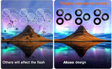 Load image into Gallery viewer, 3PCS Pack Tempered Glass Camera Lens Protector for iPhone 14 Pro max 9H Hardness Scratch Resistant for iPhone 14 Plus 13 12 11 Screen Protector with Camera Lens Case
