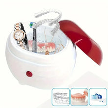 Load image into Gallery viewer, Retainer Cleaner Box &amp; Mouth Guard Cleaner - Ultrasonic Sonic Cleaning Device, Compact for Travel &amp; Ideal Oral Care Gift for Par
