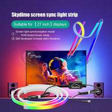 Load image into Gallery viewer, Skydimo Monitor Ambilight Lights PC E-Sport Gamer Ambient RGB Strip, Desktop Computer Display AURA LED 5V USB Software Control
