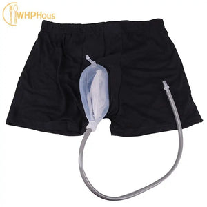 Reusable Male Urinal Bag Urine Bag Silicone Urine Funnel Pee Holder Collector With Catheter For Old Men Feminine Hygiene