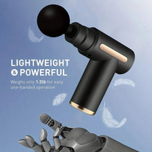Load image into Gallery viewer, Portable digital fascia gun, convenient electric massager, LED display screen with six adjustable levels,silent and long-lasting
