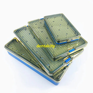 Silicone sterilization tray case opthalmic surgical instrument dental instrument Disinfection box