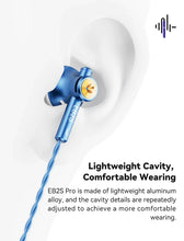 Load image into Gallery viewer, NiceHCK EB2S PRO HIFI Wired Microphone Earphone 15.4mm Dynamic Unit Earbud Bass Headset With Silver Plated OCC Mixed Cable IEM
