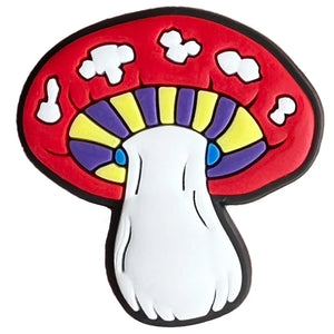 Cute Mushroom Shoe Charms Pin for Crocs Accessories Charms Clogs Bubble Slides Shoe DIY Shoe Decoration Kids Party Gifts